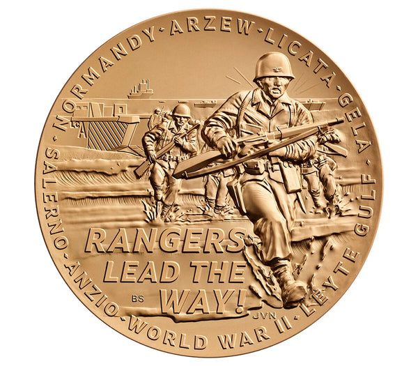 U.S. Army Rangers Veterans (WWII) Medal 3 Inch