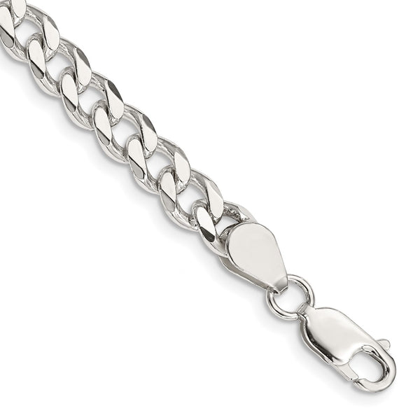 Sterling Silver 6.5mm Curb Chain