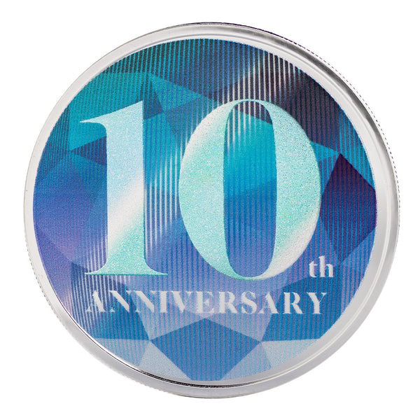 10th Anniversary 1 oz Silver Christmas Round