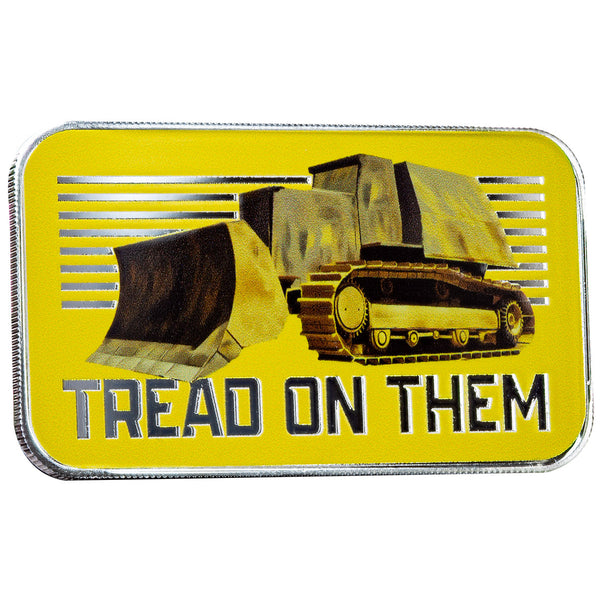 Americana | Tread on Them 1 oz Silver Colorized Bar