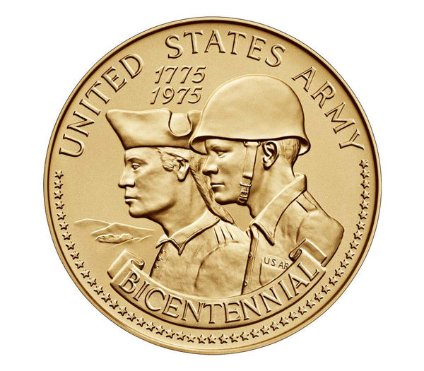 U.S. Army Bicentennial Bronze Medal 3 Inch