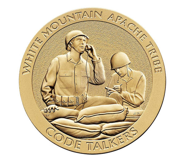 White Mountain Apache Tribe Code Talkers Medal 3 Inch
