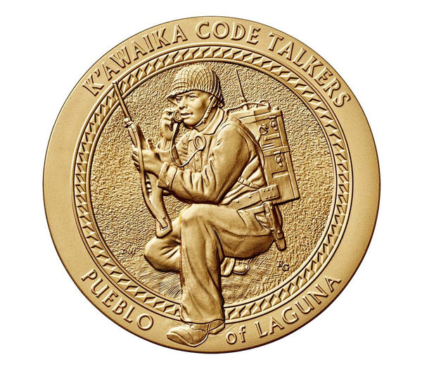 Pueblo of Laguna Tribe Code Talkers Medal 3 Inch