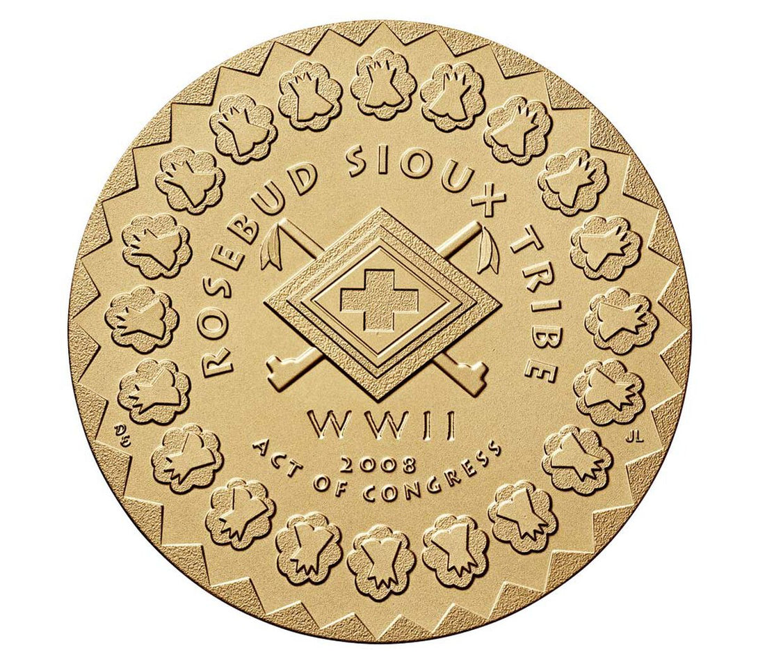 Tribe Code Rosebud Sioux Tribe Code Talkers Medal 3 Inch – United Patriot Coin