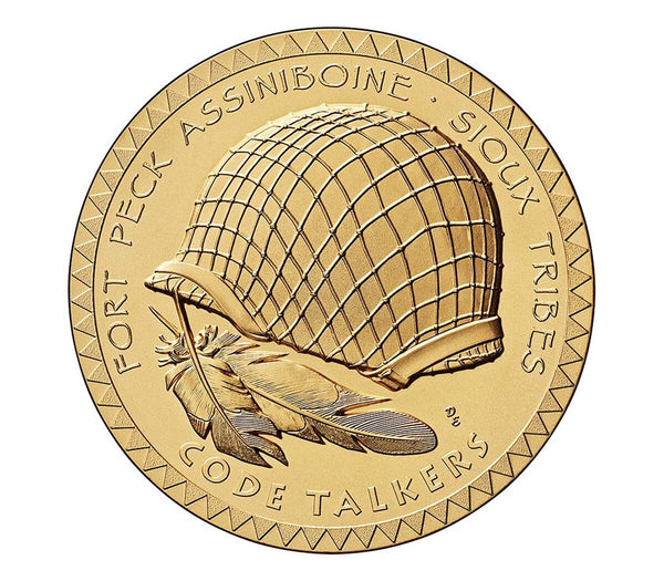 Fort Peck Assiniboine and Sioux Tribe Code Talkers Medal 3 Inch