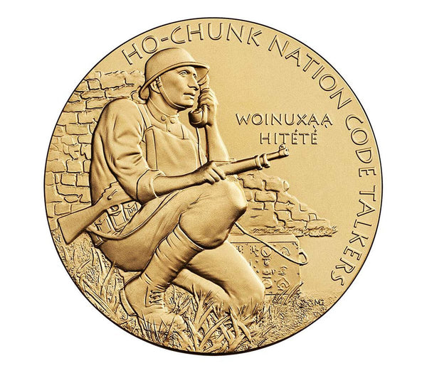Ho-Chunk Nation Code Talkers Medal 3 Inch
