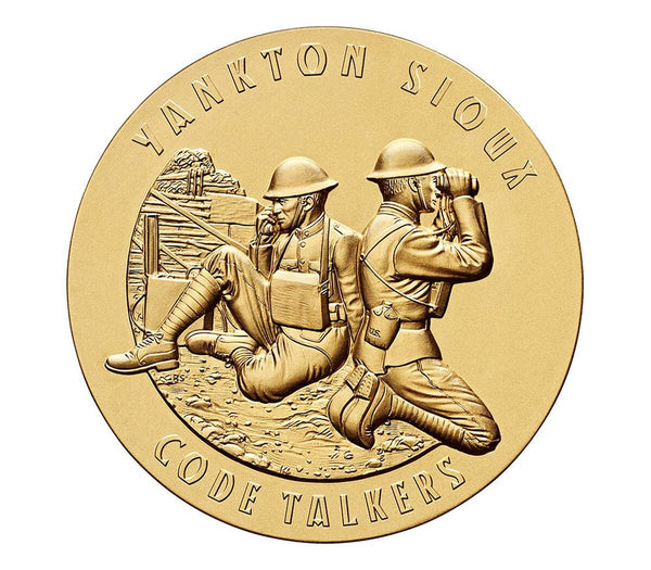 Yankton Sioux Tribe Code Talkers Medal 3 Inch