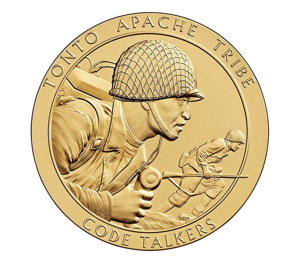 Tonto Apache Tribe Code Talkers Medal 3 Inch