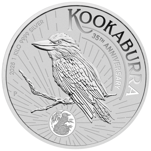 2025 KILO AUSTRALIAN SILVER KOOKABURRA - Obverse