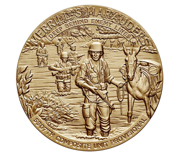 Merrill's Marauders Medal 3 Inch