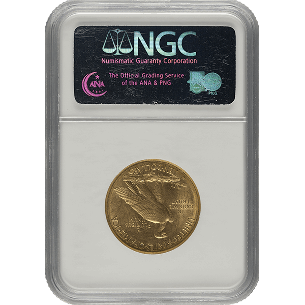 $10 U.S. GOLD INDIAN NGC61 - Reverse