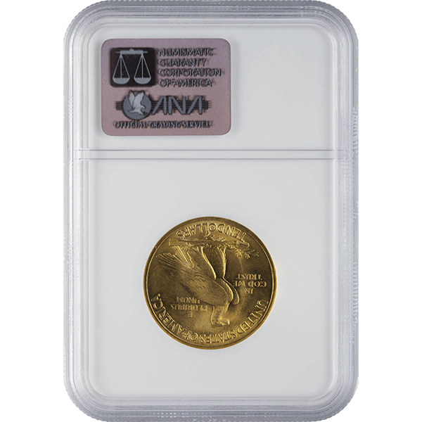 $10 U.S. GOLD INDIAN NGC65 - Reverse