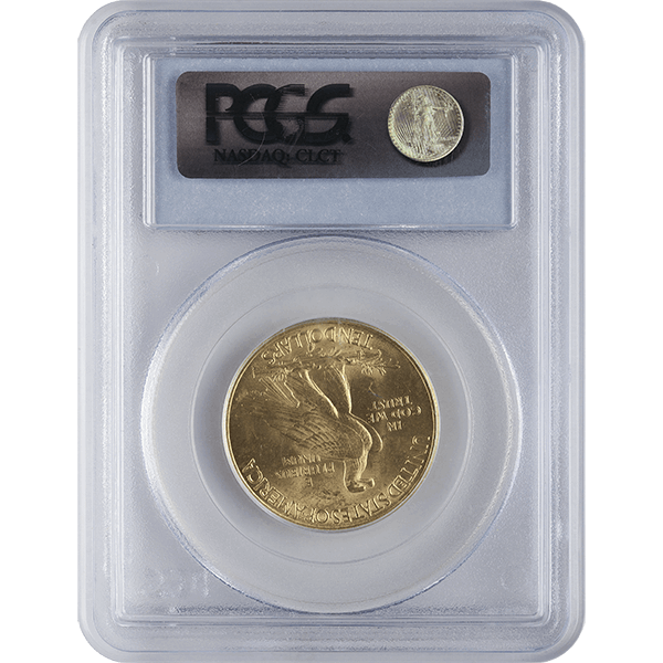 $10 U.S. GOLD INDIAN PCGS62 - Reverse