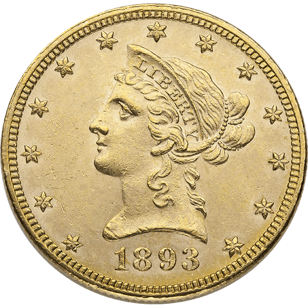 $10 U.S. GOLD LIBERTY BU - Obverse