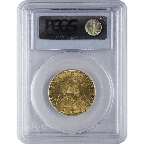 $10 U.S. GOLD LIBERTY PCGS63 - Reverse
