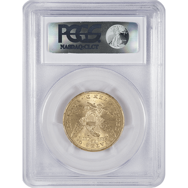 $10 U.S. GOLD LIBERTY PCGS65 - Reverse