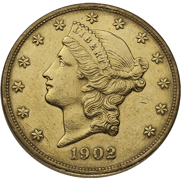 $20 U.S. GOLD LIBERTY LP, JEWELRY GRADE - Obverse