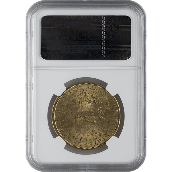 $20 U.S. GOLD LIBERTY NGC61 - Reverse