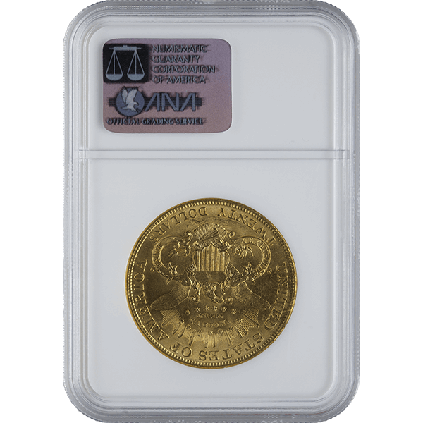 $20 U.S. GOLD LIBERTY NGC65 - Reverse