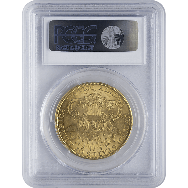 $20 U.S. GOLD LIBERTY PCGS63 - Reverse