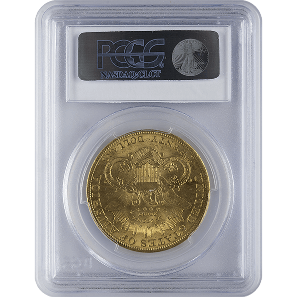 $20 U.S. GOLD LIBERTY PCGS64 - Reverse