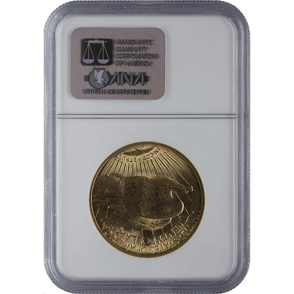$20 U.S. GOLD SAINT NGC61 - Reverse