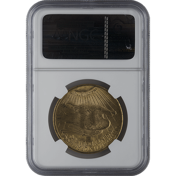 $20 U.S. GOLD SAINT NGC64 - Reverse