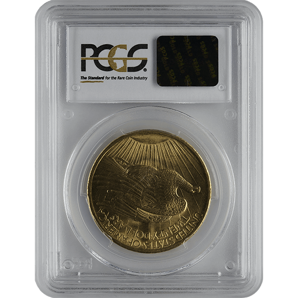$20 U.S. GOLD SAINT PCGS64 NO MOTTO - Reverse
