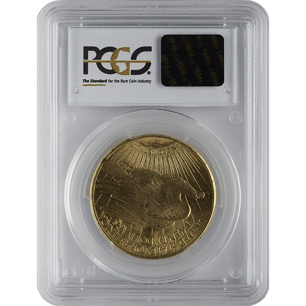 $20 U.S. GOLD SAINT PCGS65 - Reverse