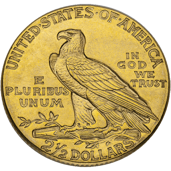 $2.5 U.S GOLD INDIAN BU - Reverse