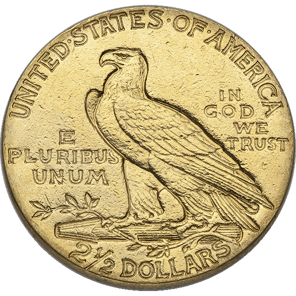 $2.5 U.S GOLD INDIAN LP - Reverse