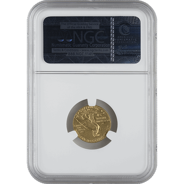 $2.5 U.S. GOLD INDIAN NGC61 - Reverse