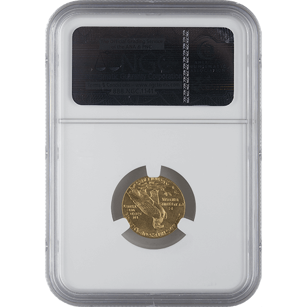 $2.5 U.S. GOLD INDIAN NGC63 - Reverse
