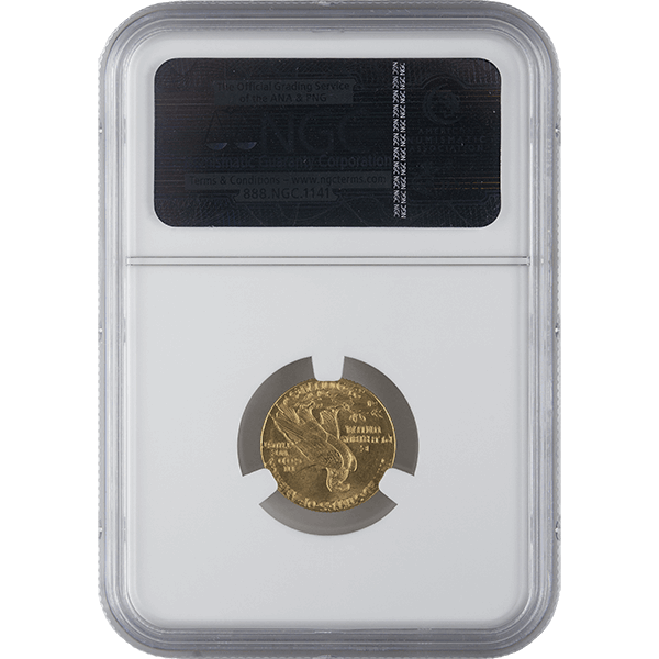 $2.5 U.S. GOLD INDIAN NGC64 - Reverse