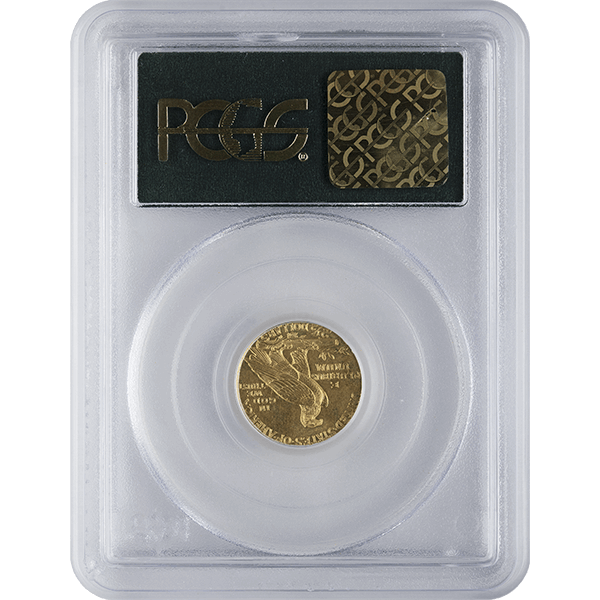 $2.5 U.S. GOLD INDIAN PCGS61 - Reverse