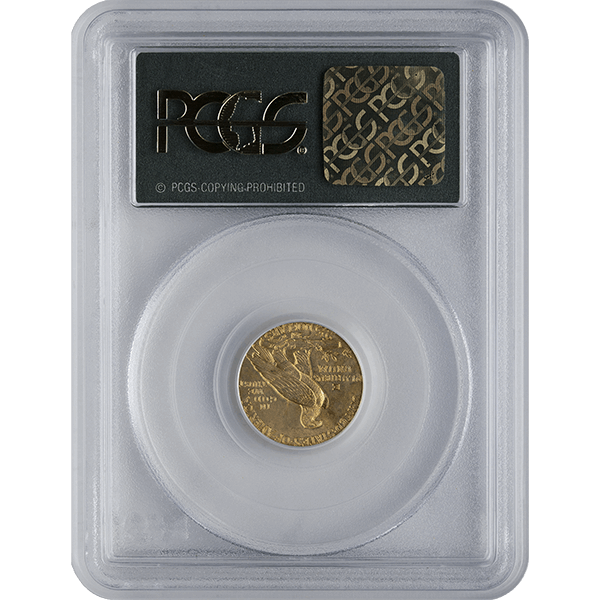 $2.5 U.S. GOLD INDIAN PCGS63 - Reverse