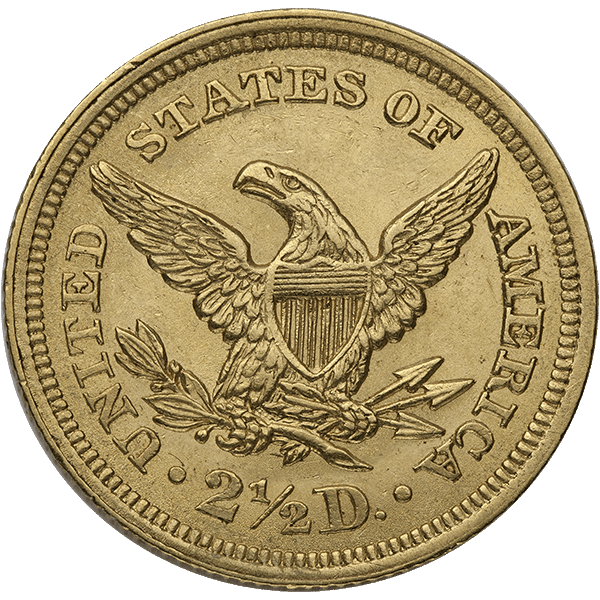 $2.5 U.S. GOLD LIBERTY AU - Reverse