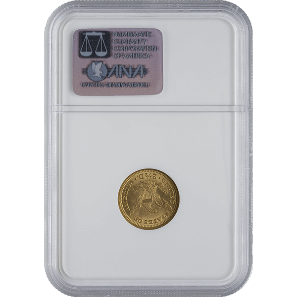 $2.5 U.S. GOLD LIBERTY NGC63 - Reverse