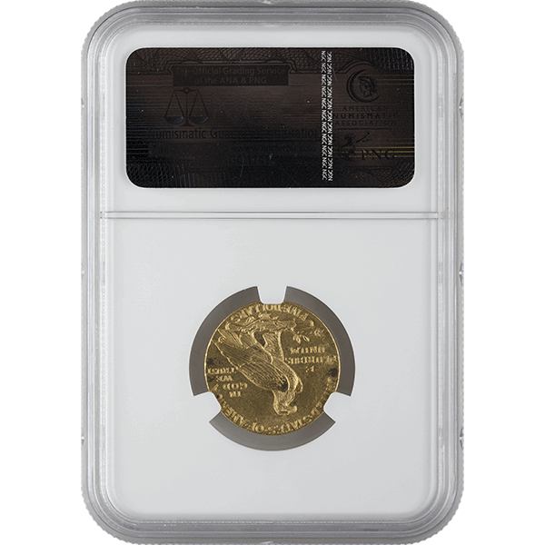 $5 U.S. GOLD INDIAN NGC62 - Reverse