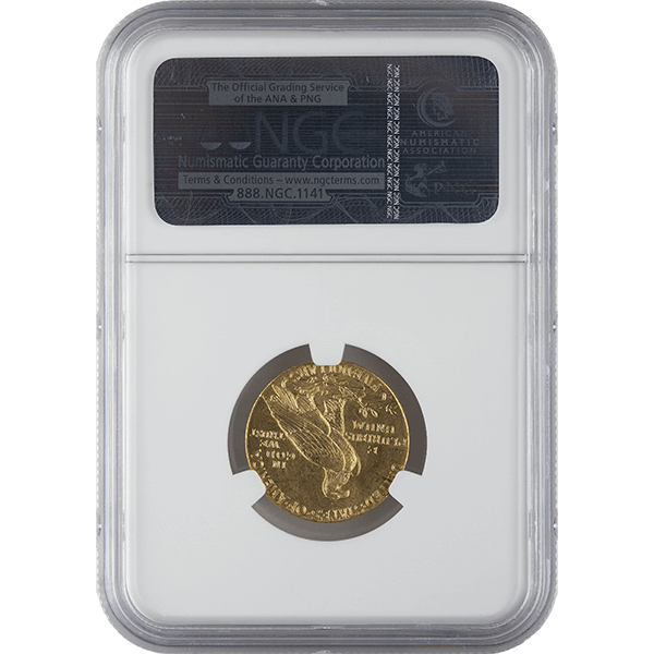 $5 U.S. GOLD INDIAN NGC64 - Reverse