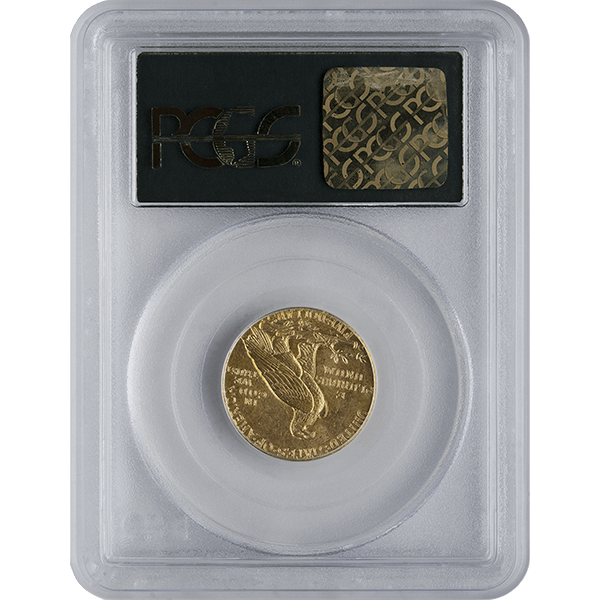$5 U.S. GOLD INDIAN PCGS63 - Reverse