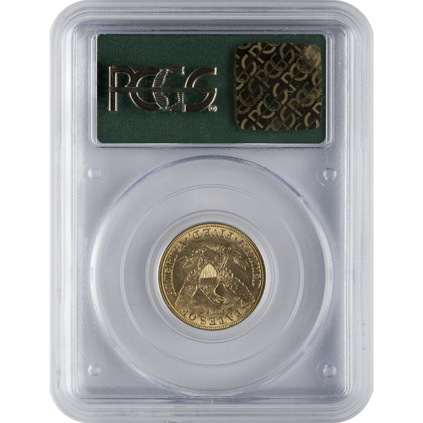 $5 U.S. GOLD LIBERTY PCGS62 - Reverse