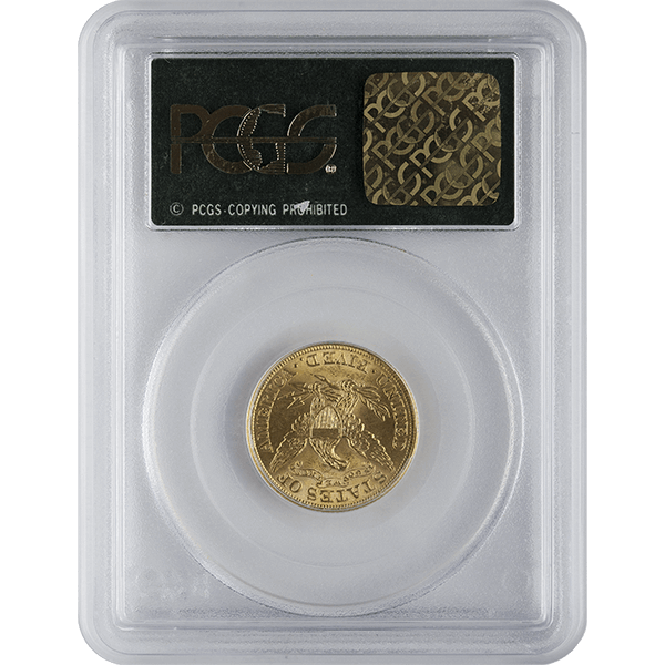 $5 U.S. GOLD LIBERTY PCGS63 - Reverse