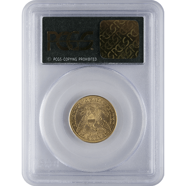 $5 U.S. GOLD LIBERTY PCGS64 - Reverse