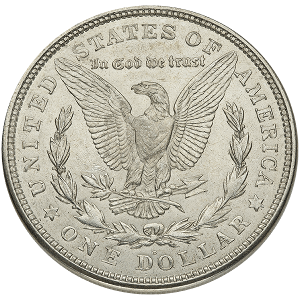 1921 AMERICAN SILVER MORGAN DOLLAR AU - Reverse