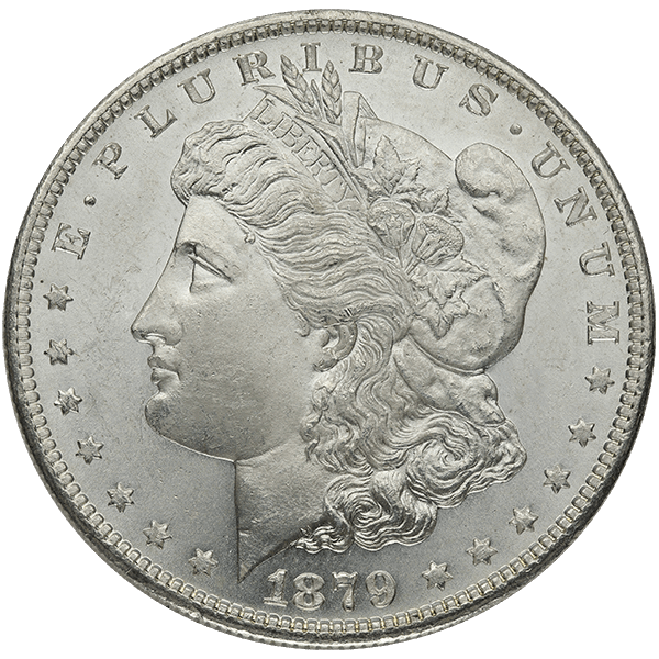 AMERICAN SILVER MORGAN DOLLAR BU - Obverse