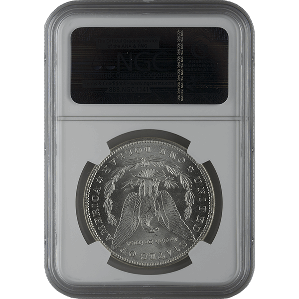 1878-1904 AMERICAN SILVER MORGAN DOLLAR NGC62 - Reverse