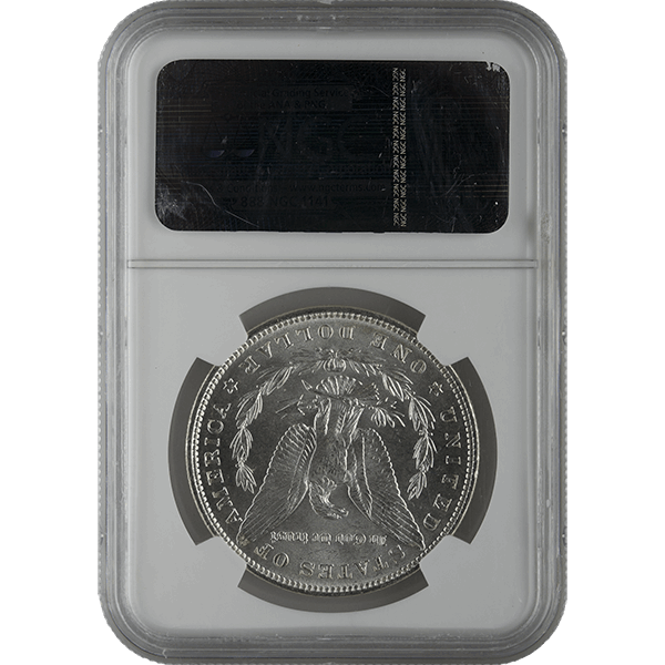 1878-1921 AMERICAN SILVER MORGAN DOLLAR NGC66 - Reverse