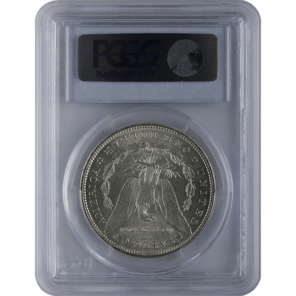 1878-1921 AMERICAN SILVER MORGAN DOLLAR PCGS61 - Reverse