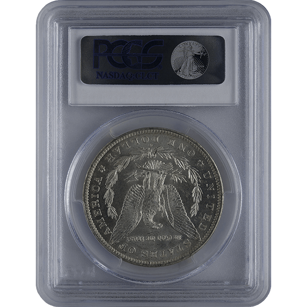 1878-1921 AMERICAN SILVER MORGAN DOLLAR PCGS62 - Reverse
